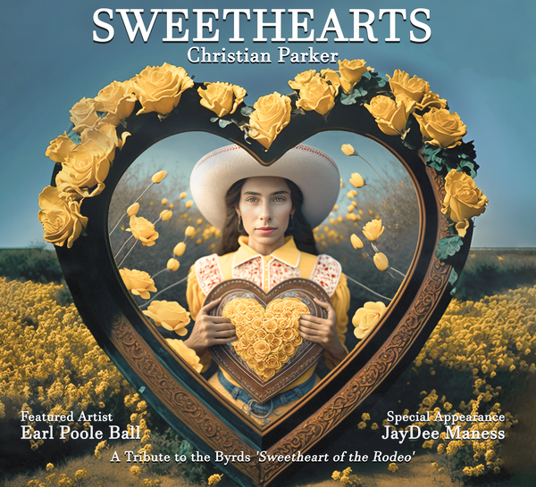 Sweethearts A Tribute to the Byrds album cover by Christian Parker