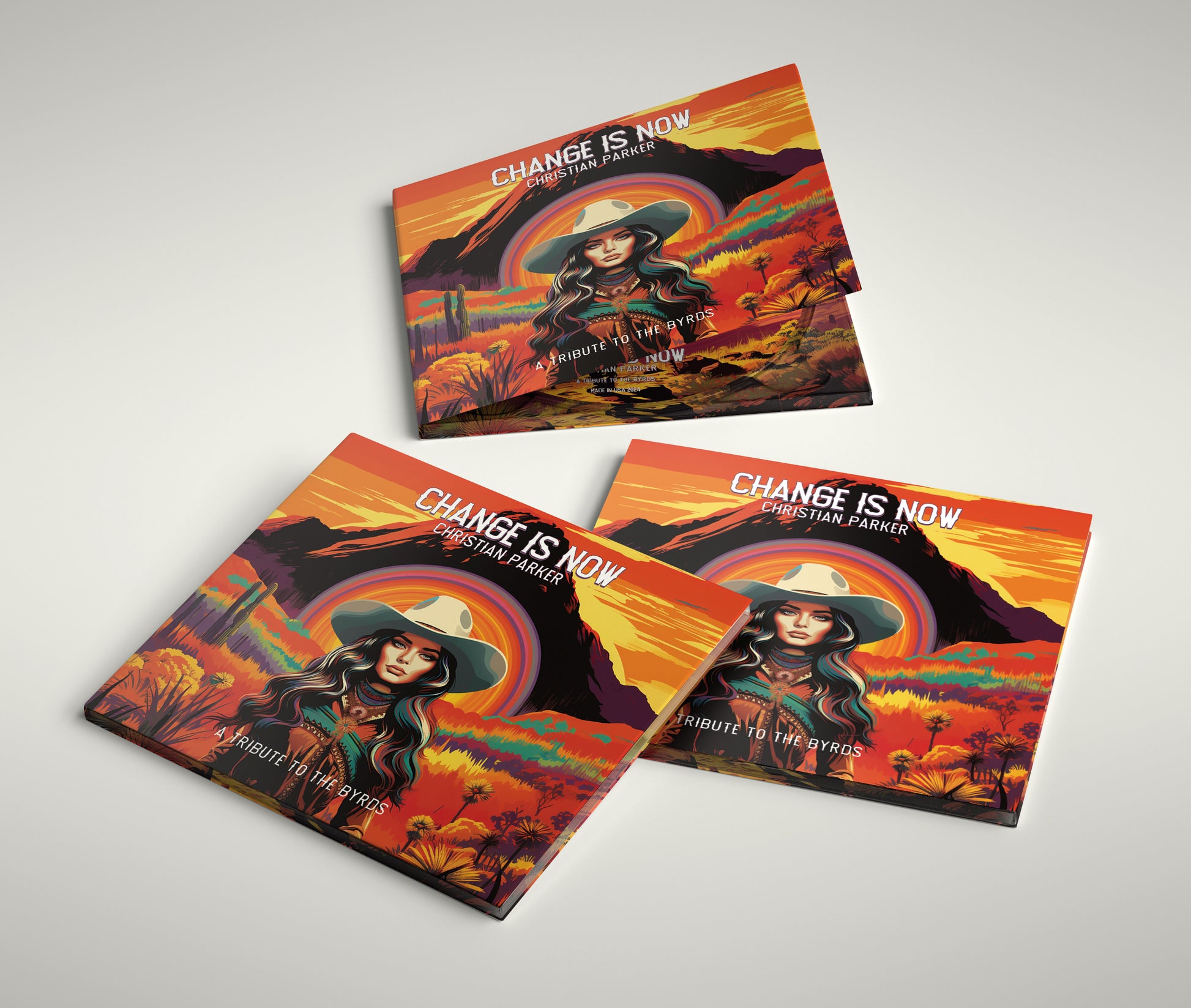 Change Is Now CD packaging by Christian Parker