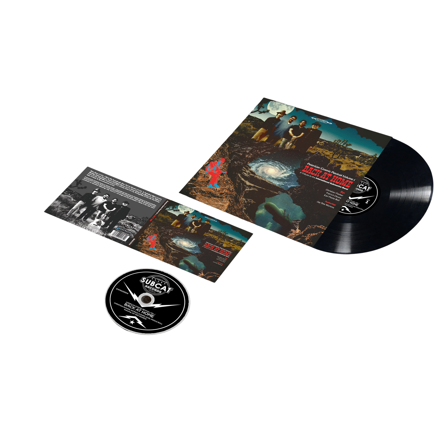 Back At Home vinyl LP and CD by Christian Parker